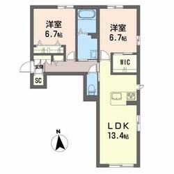 べレオ鳴門の物件間取画像